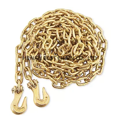Zinc Grade 70 Chain With Clevis Grab Hook Lifting Chain With Hooks